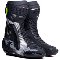TCX RT-RACE PRO AIR, Motorrad-Rennstiefel, Mann, Schwarz/Weiß/Grau, 45
