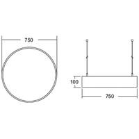 Brumberg LED-Pendel-Flächenleuchte 13611184