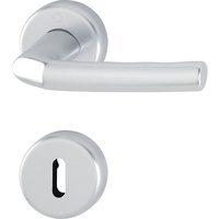 HOPPE 3067286 Drückergarnitur Birmingham mit Rosetten BB (Buntbart), silber