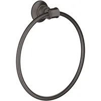 Hansgrohe Handtuchring Axor Montreux schw, Met., Wandmont., brush. bla