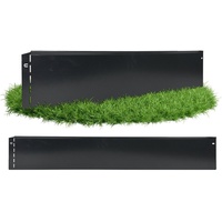 GartenAZ Rasenkante Metall feuerverzinkt & beschichtet 103x20cm, Nutzlänge 25m