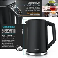 Arendo ELEGANT 1,5 l Schwarz