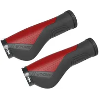 T-One Griffe, 1x Schraubensicherung, 130 mm, schwarz/rot 130mm
