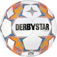 Derbystar Stratos Light 350g Leicht-Fußball weiß/blau/orange 5
