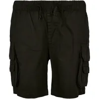 URBAN CLASSICS Double Cargo Shorts Black 110-116 cm