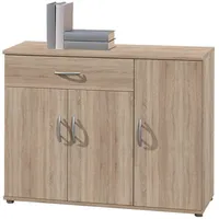 Bega Kommode - Sonoma Eiche - 3 Türen, -