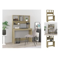 VidaXL Schreibtisch mit Regal Sonoma-Eiche 102x45x148 cm Holzwerkstoff