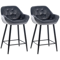 CLP 2er Set Barhocker Gibson - Tresenstuhl Mit Fußstütze