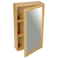 Wenko Spiegelschrank Bambusa, - Braun,