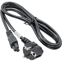 Akyga Strom Adapterkabel [1x Schutzkontakt-Stecker - 1x Kleeblatt-Buchse C5]