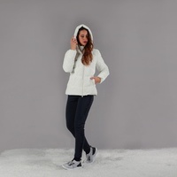 CMP Damen Jacke Woman Jacket Fix Hood offwhite 42