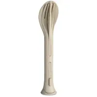 Koziol Klikk Pocket Besteck-Set 3-teilig nature sand