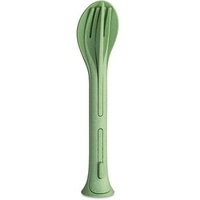 Koziol Besteck-Set 3-teilig nature leaf green 4036703