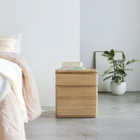 Tikamoon Nachttisch aus Teakholz Nino