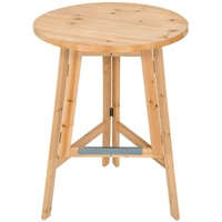 Tectake tectake® Stehtisch, aus Holz, rund, 79x110 cm