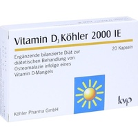 Köhler Pharma GmbH Vitamin D3 Köhler 2.000 I.E. Kapseln
