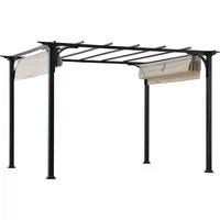 Sunjoy Pavillon Stahl Pergola GIONA - 277cm x 363cm,