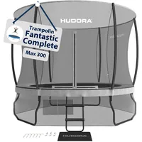 Hudora Fantastic Complete Max 300 Trampolin mit großem Eingang
