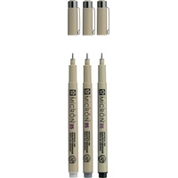 Sakura Pigma Micron Fineliner-Set farbsortiert 0,45 mm, 3 St.