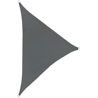 Svita Sonnensegel dreieckig wasserdicht 160g/m2 UV50+ Sonnenschutz Dunkelgrau 3x3x4,2m
