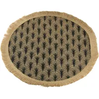 AM Design Tischset Ø 38 cm Jute Braun