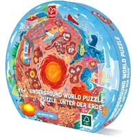 HaPe E1637 - Unter der Erde, Lern-Puzzle mit LED-Licht,