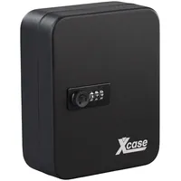Xcase Stahl-Schlüsselschrank für 20 Schlüssel mit 3-stelligem Zahlenschloss