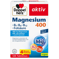 Doppelherz Magnesium 400 B1 B6 B12 Folsäure 1 x