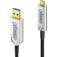 FIBERX Serie - USB 3.1 Glasfaser Kabel - USB-A