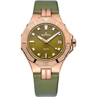 Edox 53020-37RC-VR Delfin Diver Damenuhr 38mm 20ATM