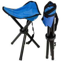 AMANKA Camping Hocker Klapphocker Angelhocker Falthocker Campinghocker Dreibein Stuhl