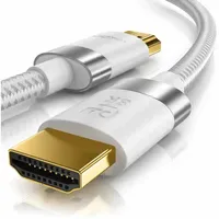 Primewire HDMI-Kabel 2.1 1,5 m Silber/Weiß