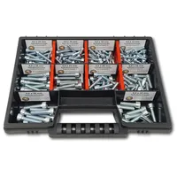 Schraubenbox24 Zylinderkopfschrauben Sortiment M4-M5-M6 // 12mm-30mm 210 tlg. Schraubenbox