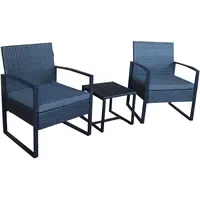 SIT Möbel Garten Set 5-tlg. Anthrazit/Grau