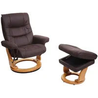 MCA Furniture MCA Relaxsessel MCW-J42, Fernsehsessel TV-Sessel Hocker, Stoff