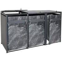 MCW Mülltonnenbox MCW-J82 80 kg grau