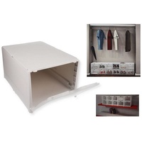 GarPet Aufbewahrungsbox mit Frontöffnung Stapel Plastik Modul Kunststoff Box