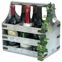 DanDiBo Ambiente DanDiBo Weinträger Metall mit Öffner 96403 Flaschenträger