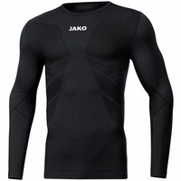 Jako Comfort recyceltes langarm Funktionsshirt Herren schwarz XXL