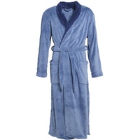 CELINATEX Nevada Bademantel Damen Herren S mittel blau dunkel