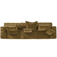 KAWOLA Sofa SEPHI Modulsofa Cord Vintage braun