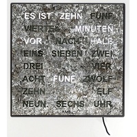 AMS -Wand-/Tischuhr Metallic Quarz 28cm- 1239