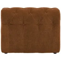 KAWOLA Sofa Seitenelement SEPHI medium Cord Vintage rostbraun