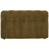KAWOLA Sofa Seitenelement SEPHI groß Cord Vintage braun