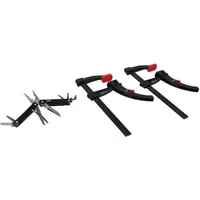 Bessey Schraubstock + Multitool 7+1 Zange, Messer, Schere, Schraubendreher,