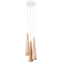 Sollux Lighting Hängeleuchte SULA 3P Naturholz
