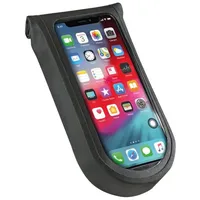 KLICKfix Phone Bag Tour S mit Adapter transparent/schwarz, mit