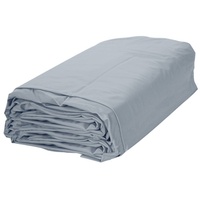 Happy Pool Poolfolie Oval Grau 750x350x150cm 0,8mm Keilbiese 750