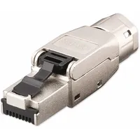 Goobay CAT 8.1 STP-geschirmter, RJ45-Stecker - Silber