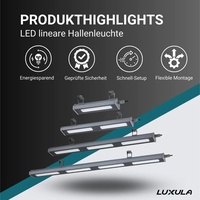 LUXULA LED-Highbay-Leuchte, linear, 50 W,